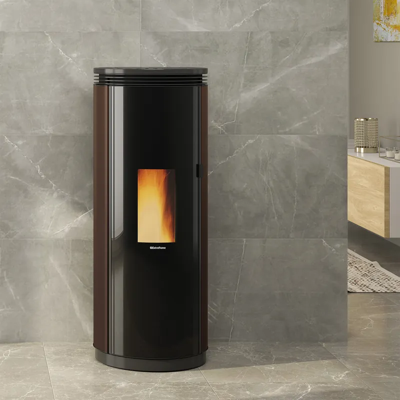 Extraflame Evolution Line Pamela Pelletofen Stahl Bronze Zertifiziert