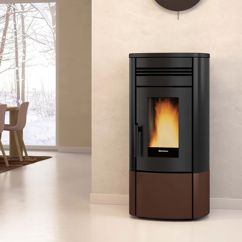 Sonderangebot Extraflame Evolution Line Noris Plus Pelletofen Stahl Bronze