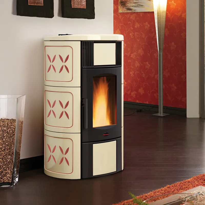 Jetzt Bestellen Extraflame Iside Idro H15 Wasserführender Pelletofen Majolika Amethyst