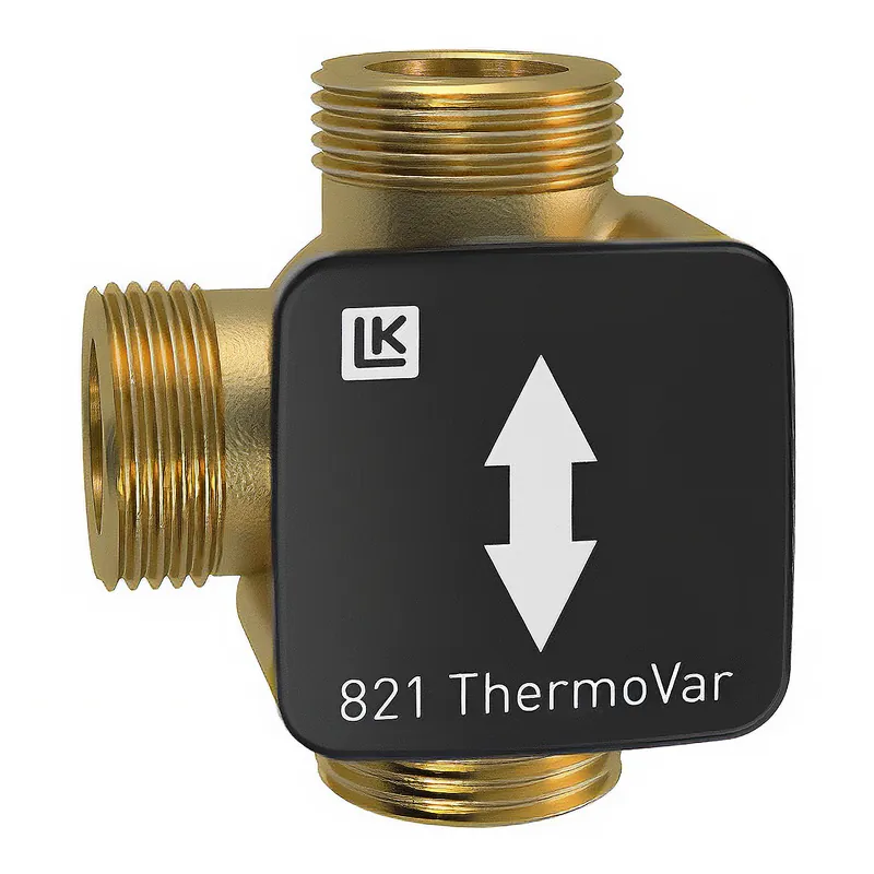 LK Armatur thermisch geregeltes 3-Wege-Zonenventil 821 ThermoVar G 1 Zoll für 55°C Solange Der Vorrat Reicht