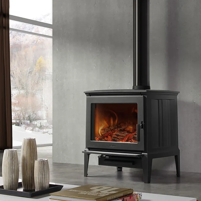 Hergom E30 L Kaminofen Gusseisen Schwarz Markenprodukt