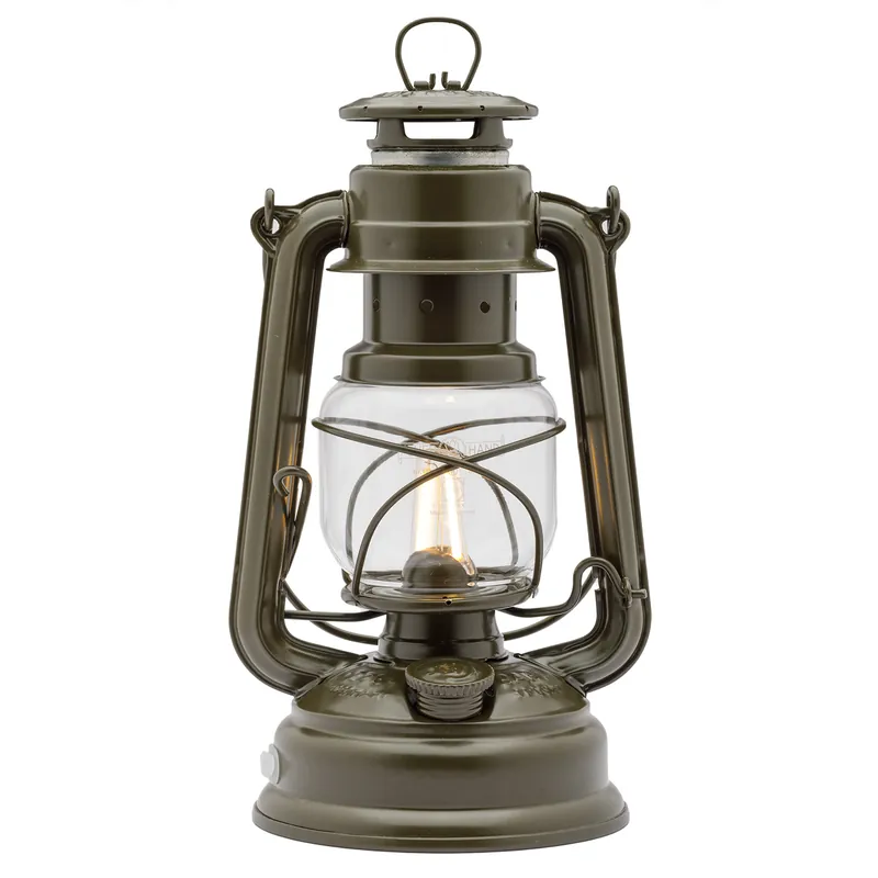 Knallerangebot Feuerhand LED-Laterne Baby Special 276 Oliv