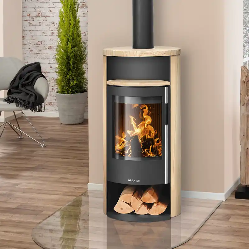 Jetzt Bestellen Oranier Polar Neo 6 Kaminofen Stahl Schwarz / Sandstein, DIBt