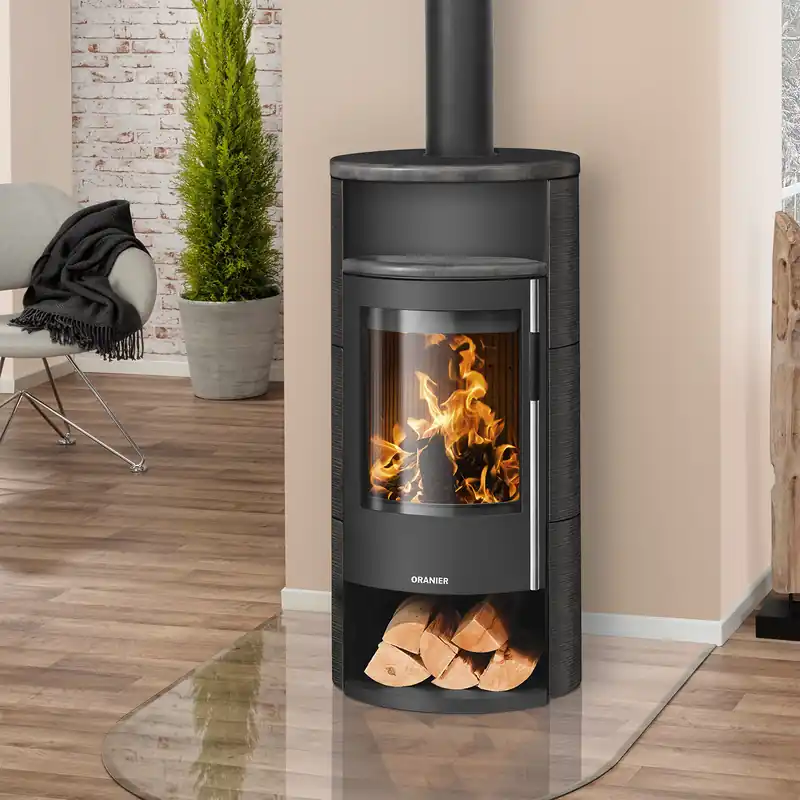 Direkt Vom Hersteller Oranier Polar Neo 6 Kaminofen Stahl Schwarz / Keramik Namib, DIBt