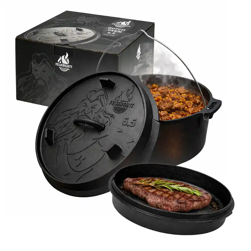 Mega-Angebot FEUERGOTT Dutch Oven 6,5 l