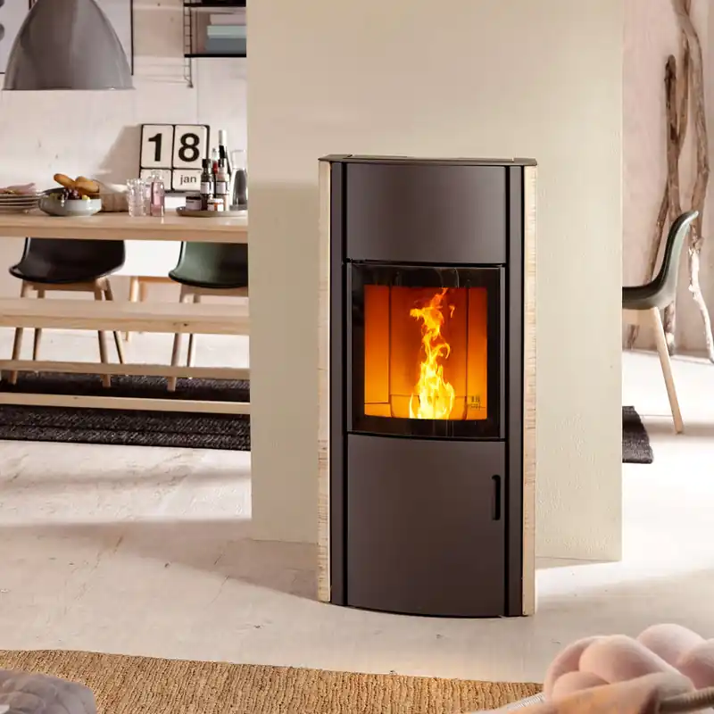 Austroflamm Polly light Pelletofen Keramik Vanilla Caramel - Restbestand Neue Kollektion