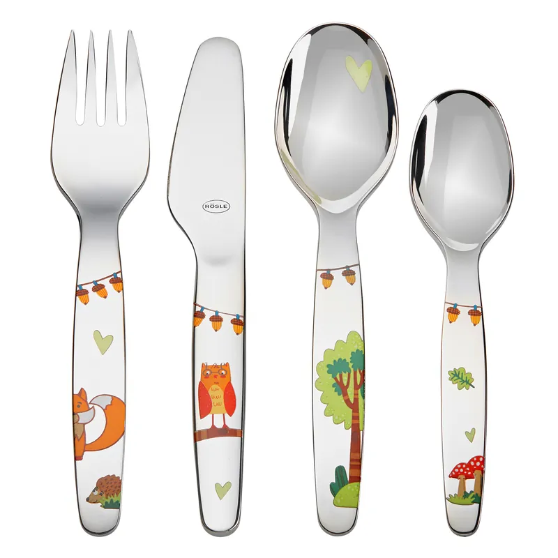 Sofort Bestellen RÖSLE Kinderbesteck Waldfreunde Set 4-tlg.