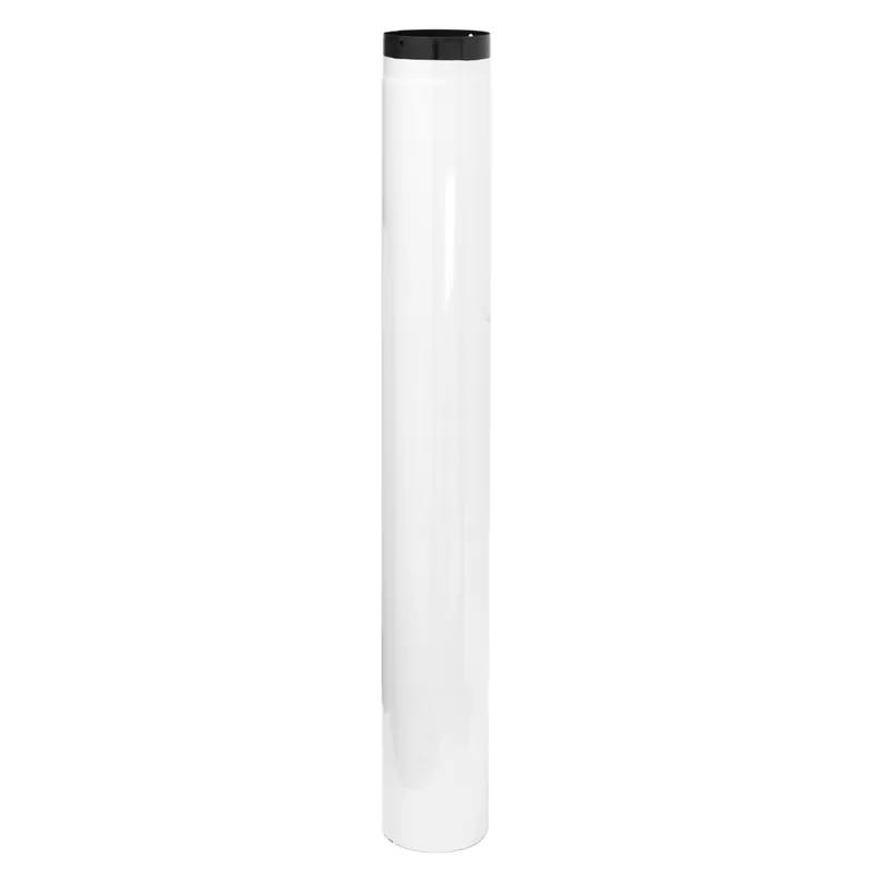 Raik Rauchrohr / Ofenrohr Emaille 130mm - 1000mm Weiß Begrenztes Angebot