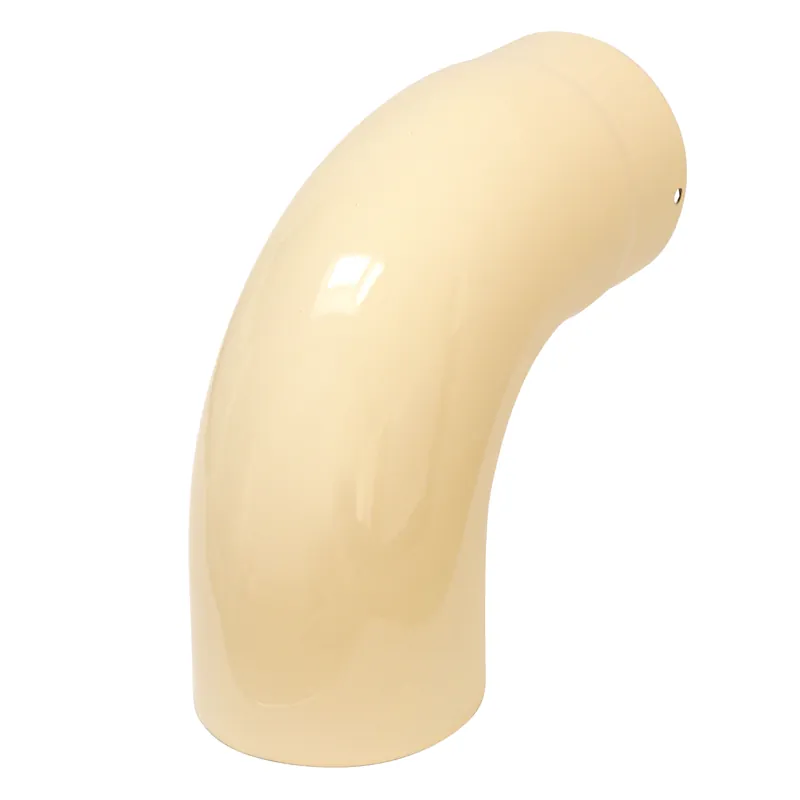 Preis Gesenkt Raik Rauchrohrbogen / Ofenrohrbogen Emaille 120mm - 90° Bogen glatt Elfenbein