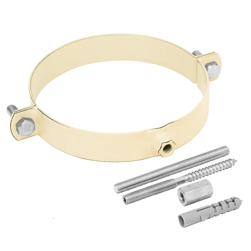 Raik Rauchrohr / Ofenrohr Emaille 150mm - Rohrschelle Elfenbein Neue Kollektion