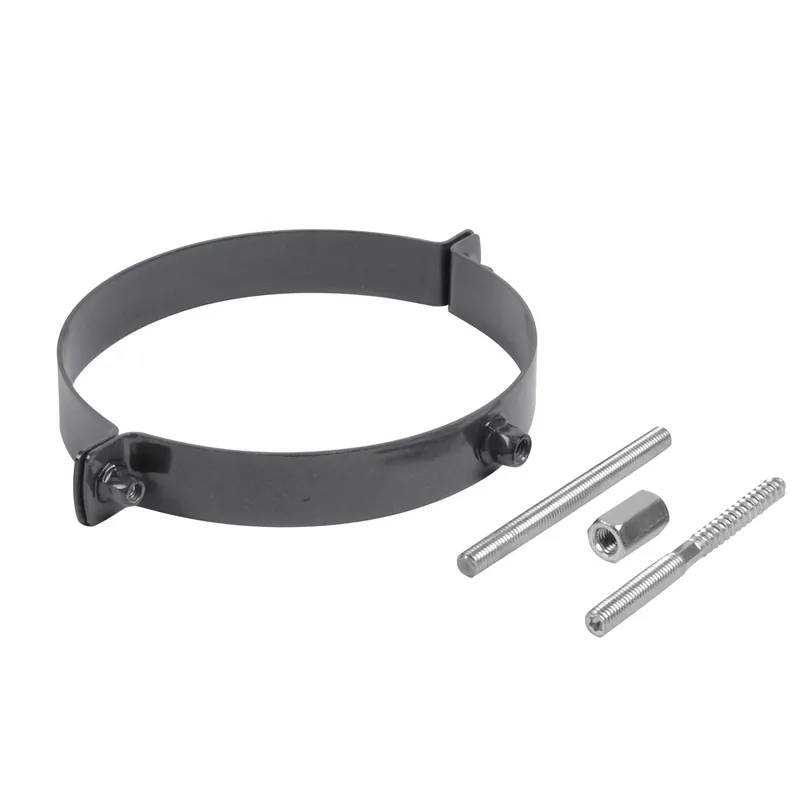 Günstig Raik Rauchrohr / Ofenrohr Emaille 150mm - Rohrschelle Grau