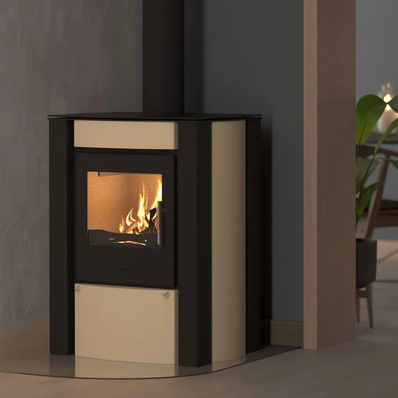 Markenware HS Flamingo AMOS Kaminofen Creme