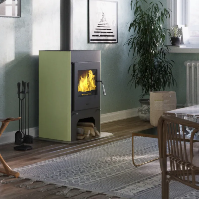 Preis Gesenkt HS Flamingo Espo 3 Kaminofen Olive