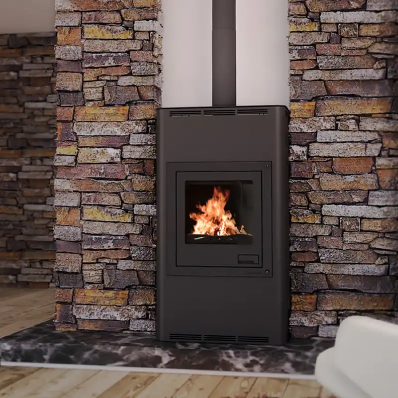 Aquaflam 17 Manual Wasserführender Kaminofen Black Top-Preis