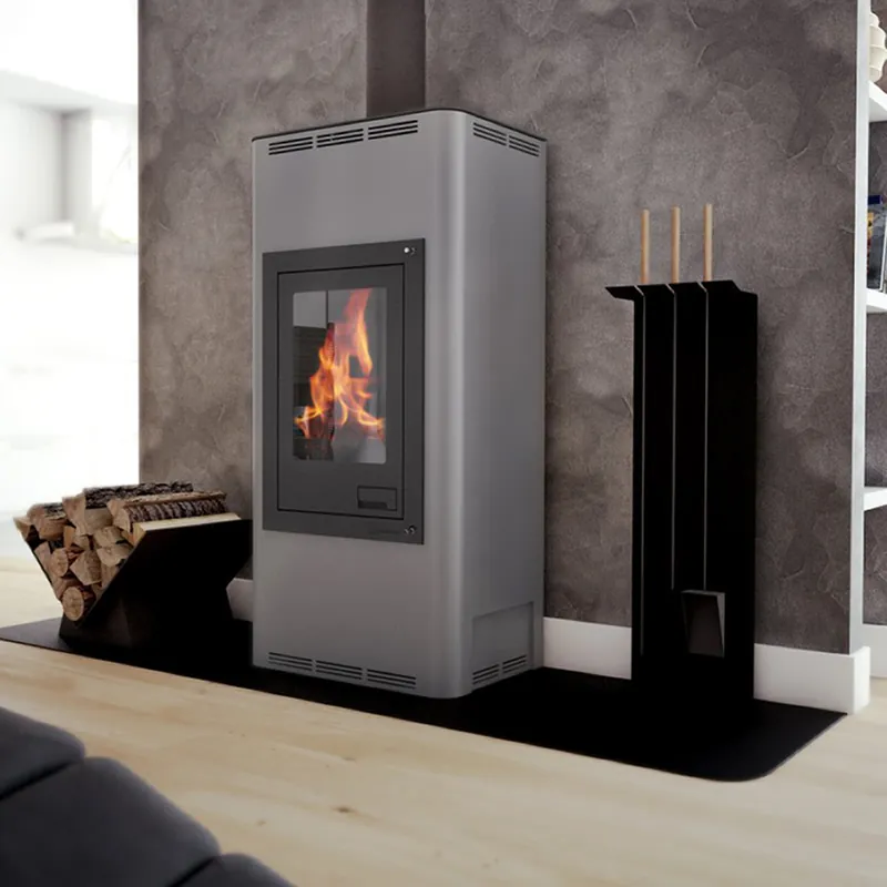 Letzte Chance Aquaflam 12 Manual Wasserführender Kaminofen Grey