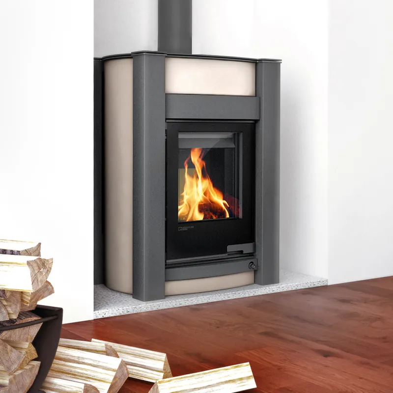 Aquaflam Vario Kalmar Manual Wasserführender Kaminofen Creme 11/5 kW Nur Heute