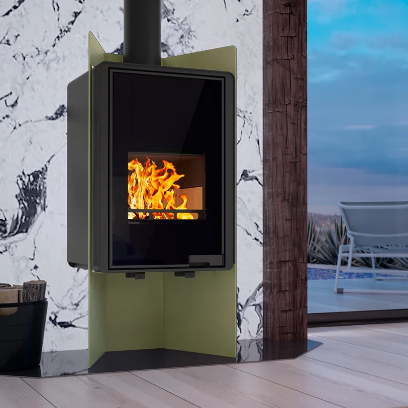 Bestpreis HS Flamingo Deluxe Pulau Kaminofen Olive