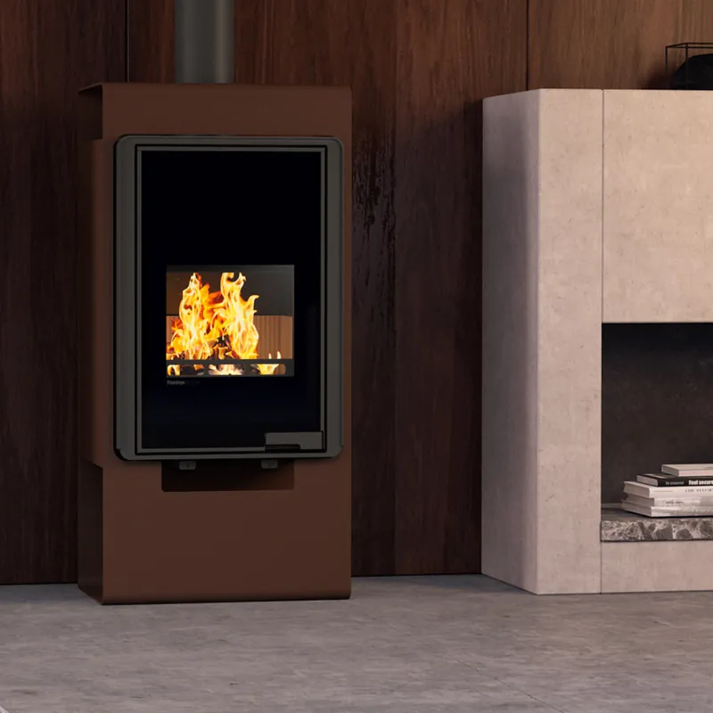 Garantierte Lieferung HS Flamingo Deluxe Singa Kaminofen Braun