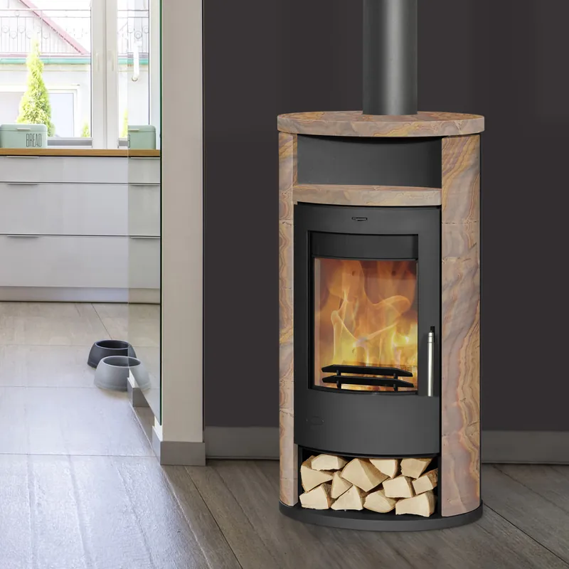 Nur Für Kurze Zeit Fireplace Alicante Kaminofen Stahl Schwarz Loticstone Sandstein
