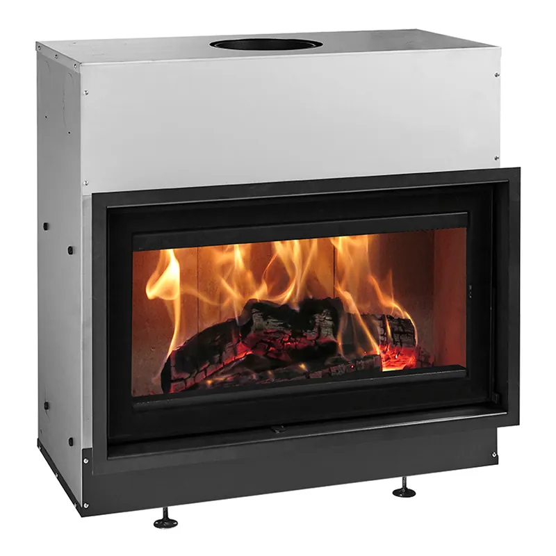 Dovre Vista 802C/V2 Kamineinsatz mit Vermiculit-Platten im Brennraum Versand Am Gleichen Tag