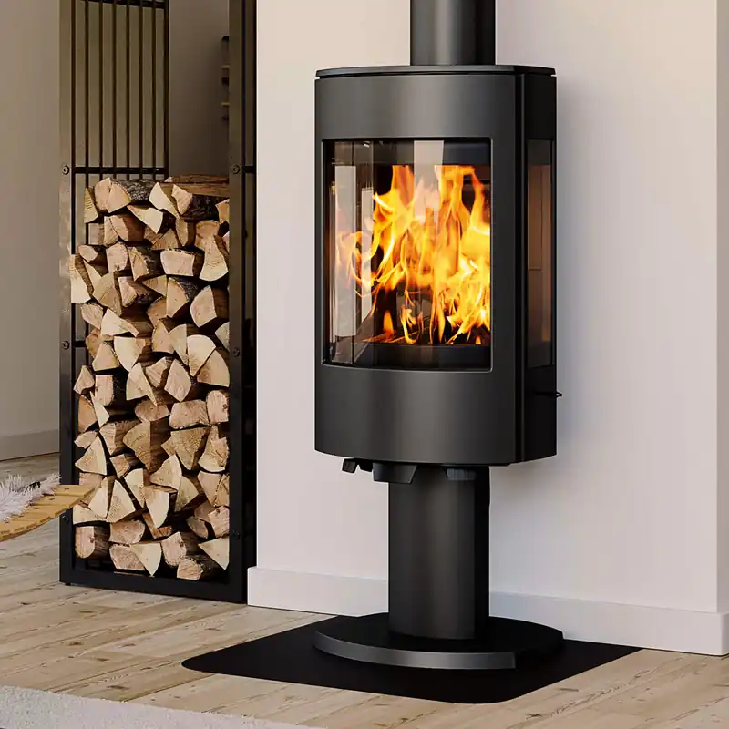 Schnäppchen Dovre Astro 4CB/P Kaminofen Stahl Schwarz Bauart 2