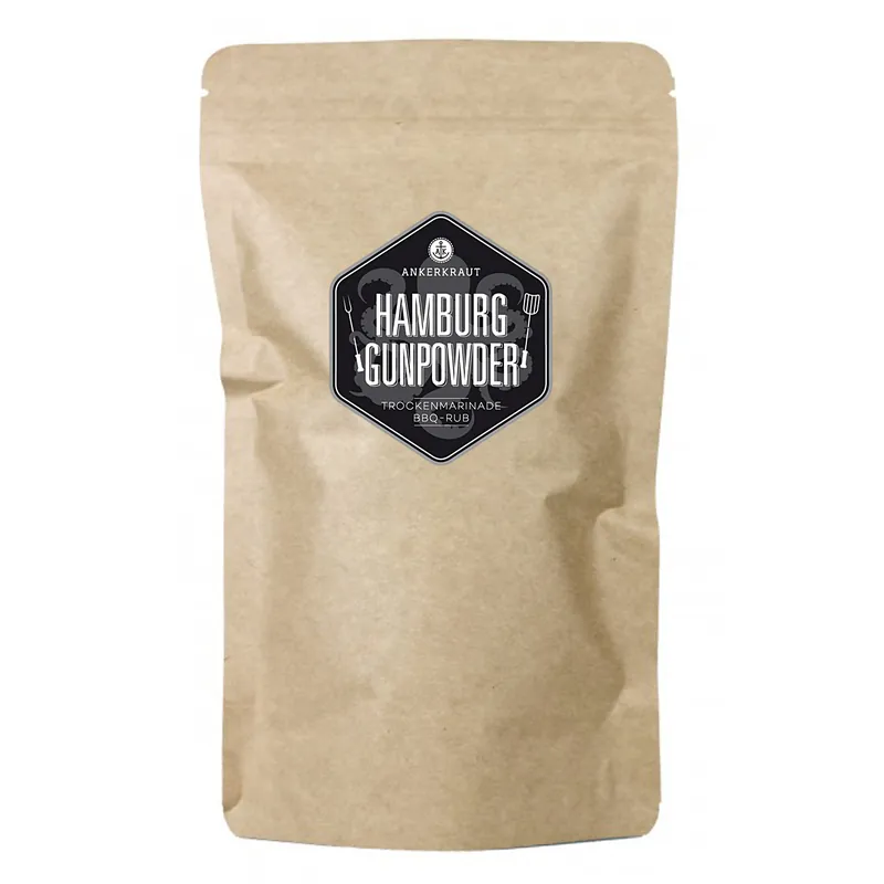 Ankerkraut BBQ-Rub Hamburg Gunpowder 250 g Direktkauf