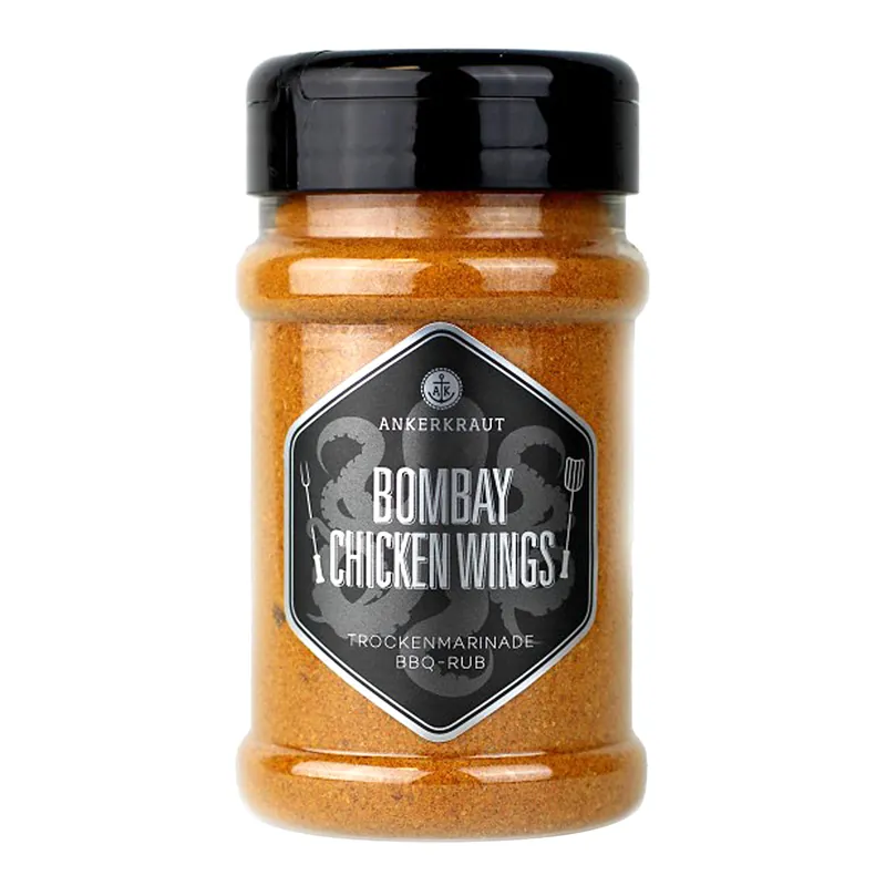 Nur Für Kurze Zeit Ankerkraut BBQ-Rub Bombay Chicken Wings 230 g Streuer