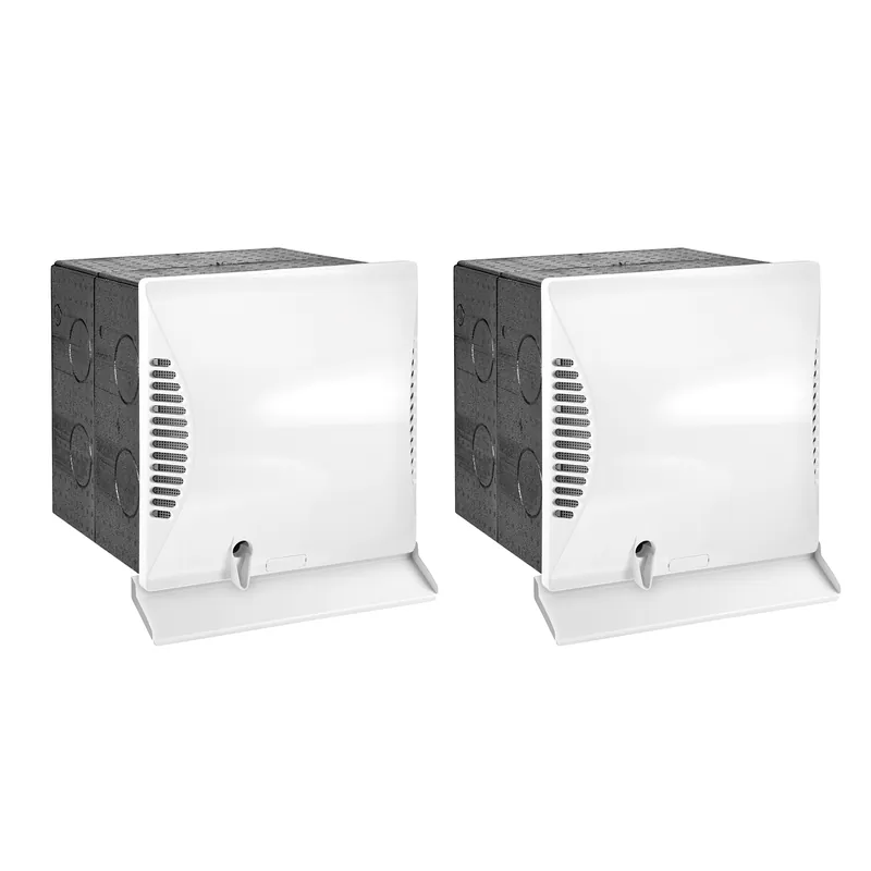Wochenendangebot Dimplex DL 50 WE2 Wohnraumlüftungsgerät + DL 50 Q Wandhülse quadratisch - 2er Set