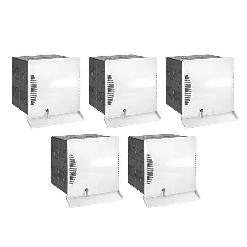 Direktkauf Dimplex DL 50 WE2 Wohnraumlüftungsgerät + DL 50 Q Wandhülse quadratisch - 5er Set