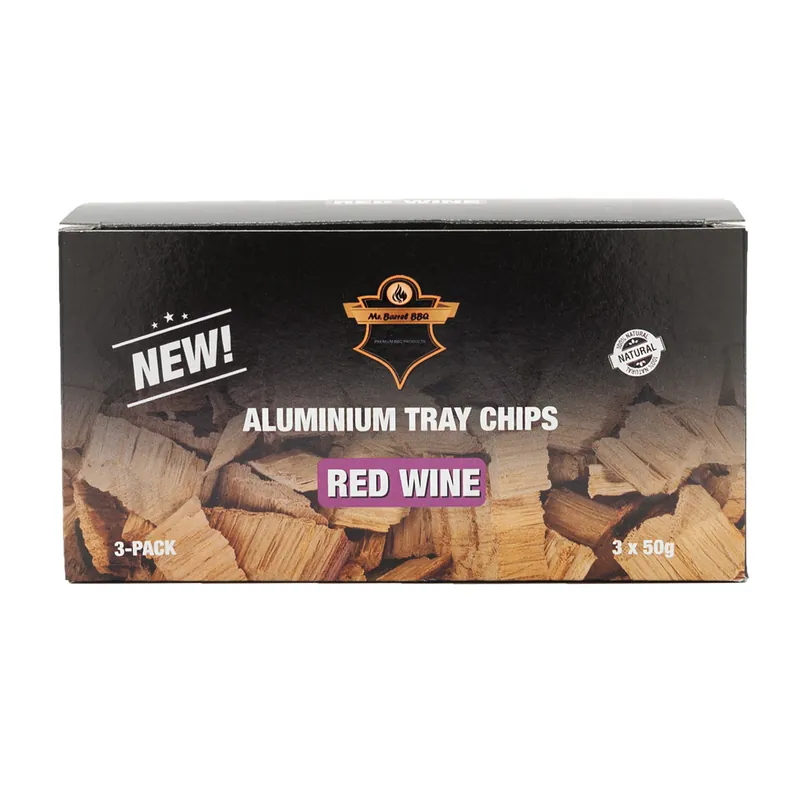 Wochenendangebot Mr. Barrel BBQ Smoking Chips S Red Wine, 3 x 50 g