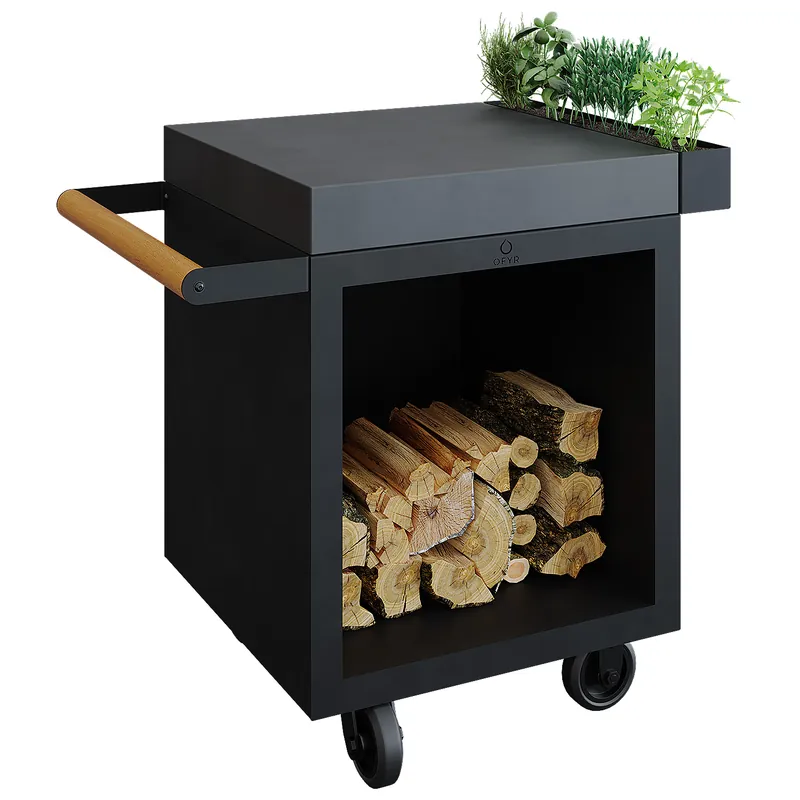 OFYR Mise en Place Table Black 65 PRO Keramik Dunkelgrau Geprüft