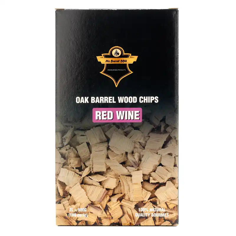 Must-Have Mr. Barrel BBQ Smoking Chips L Red Wine, 900 g