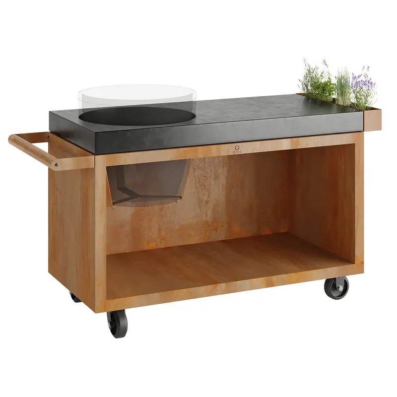 OFYR Sockel Corten 135 PRO Concrete für Kamado TB Online Kaufen