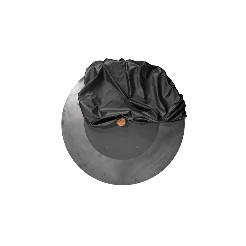 OFYR Deckel-Set Lösch- und Softschutzdeckel Schwarz für 85-er Grill & Feuerstelle Versand Am Gleichen Tag