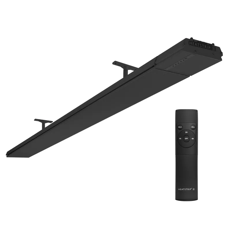 HEATSTRIP Heizstrahler Design Indoor + Outdoor 2400 Watt inkl. Fernbedienung Preis Gesenkt