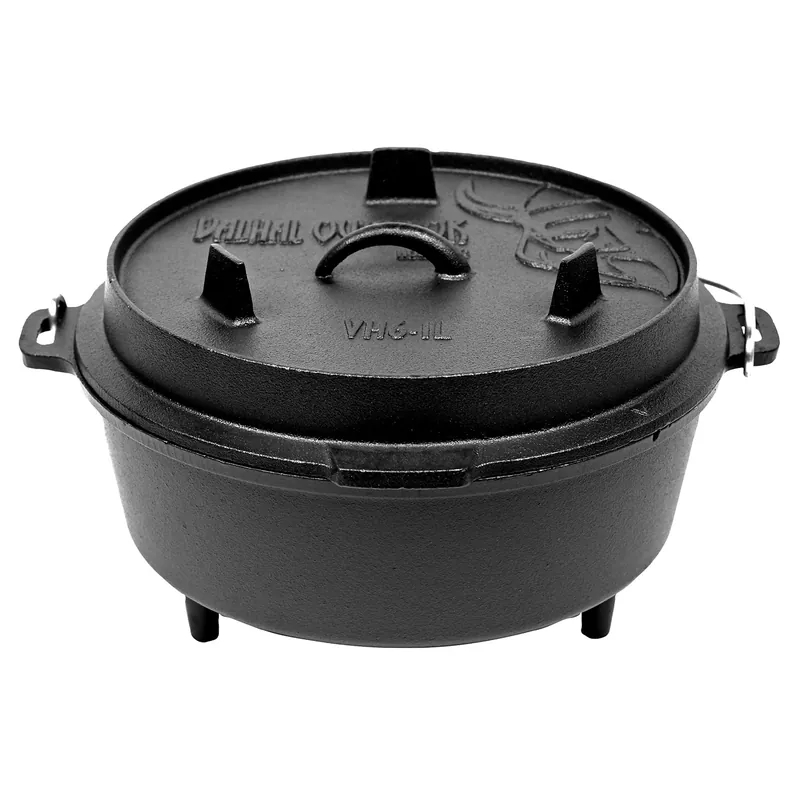 Top-Preis Valhal Outdoor Dutch Oven 6,1 l mit Füßen