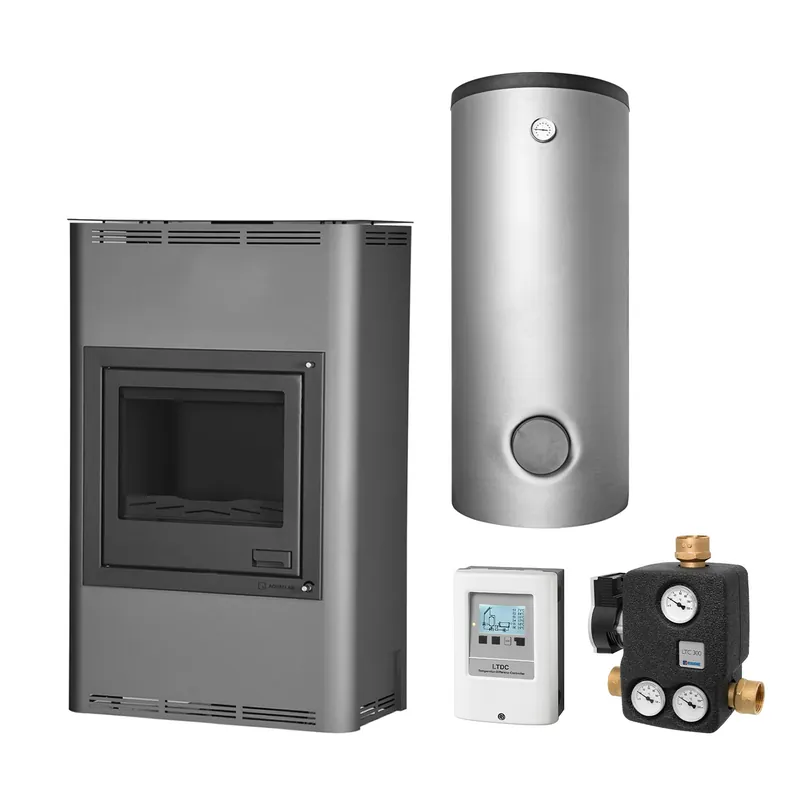 Ausverkauf Aquaflam 25 Basic Grey Set + Kombispeicher THKE 1000 + SWT