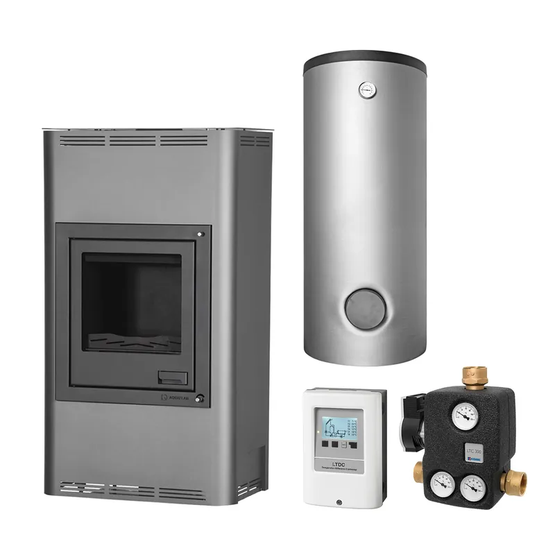 Aquaflam 17 Basic Grey Set + Kombispeicher THKE/F 825 Markenware