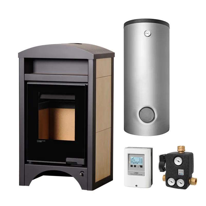 Aquaflam Vario Barma 11 kW Basic Maple Set + Kombispeicher THKE/F 600 Jetzt Bestellen