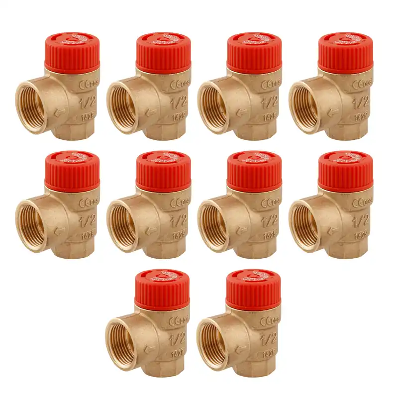 Afriso Membran-Sicherheitsventil MS Rp 1/2" x Rp 3/4" 10er Set Top-Preis