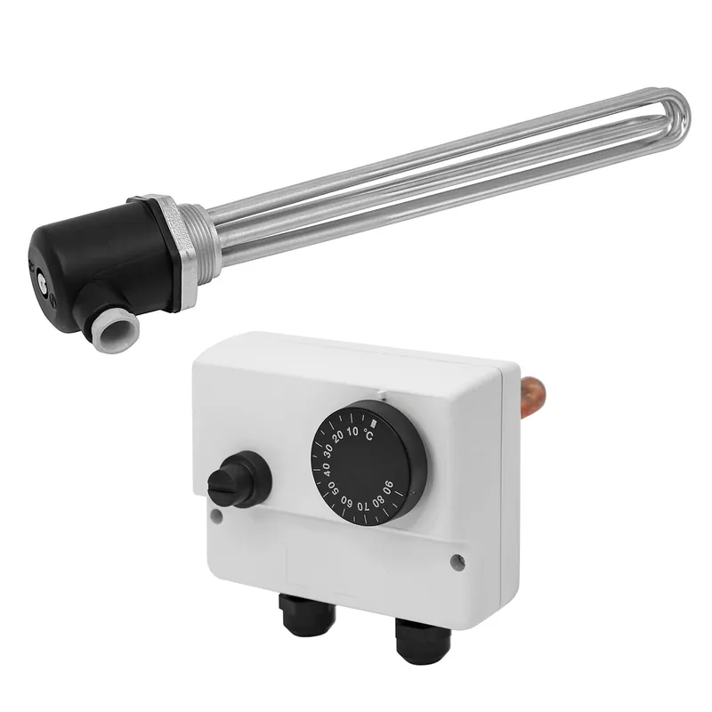 Einschraubheizung / Heizpatrone ESH 4.50 - 4,5 kW - 370 mm inkl. Thermostat Preiswert