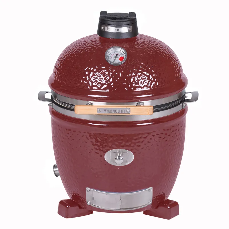 Sonderaktion MONOLITH JUNIOR Keramikgrill PRO-Serie 2.0 Rot
