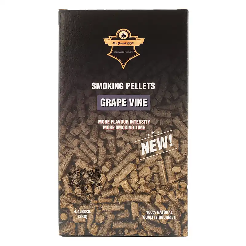 Mr. Barrel BBQ Smoking Pellets L Grapevine, 2 kg Mega-Angebot