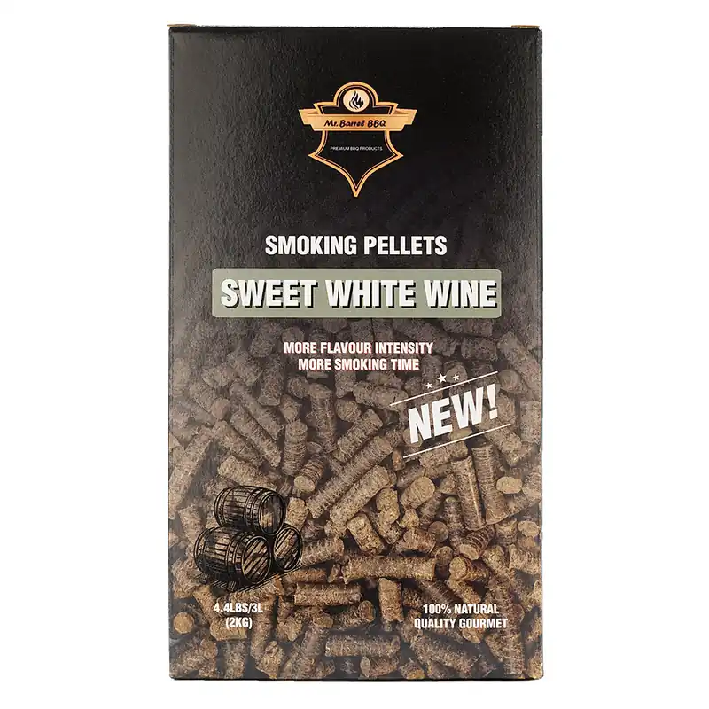 Mr. Barrel BBQ Smoking Pellets L Sweet White Wine, 2 kg Saisonangebot