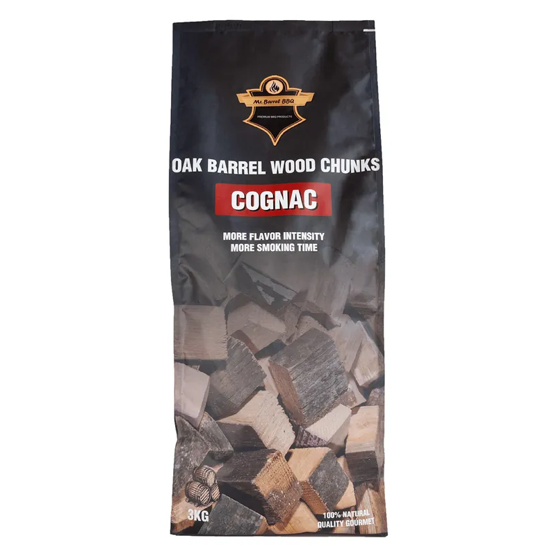 Rabatt Mr. Barrel BBQ Chunks XL Cognac, 3 kg