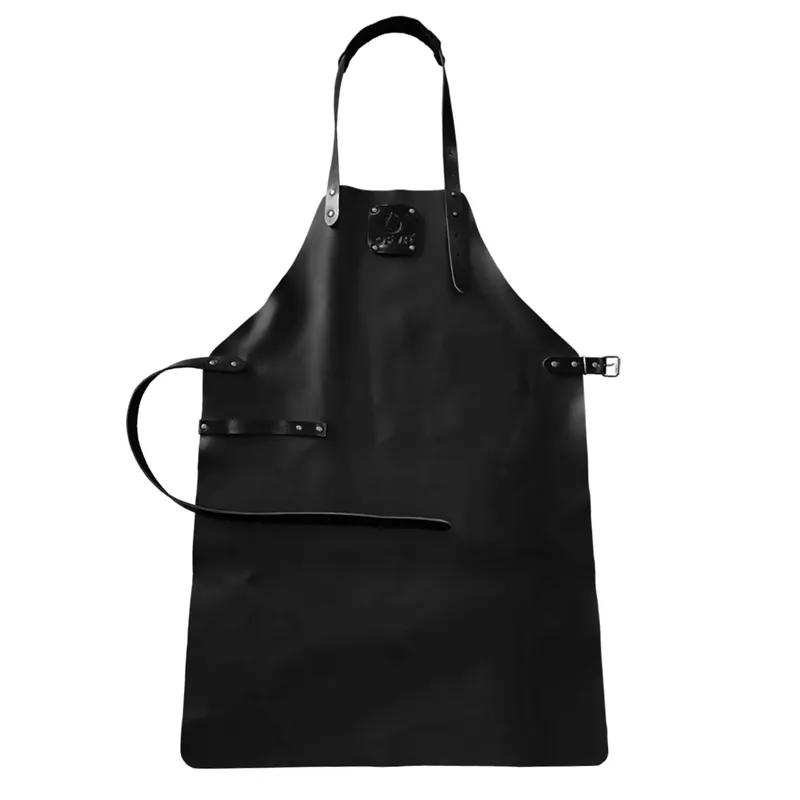 OFYR Grillschürze Leder Schwarz Top-Angebot
