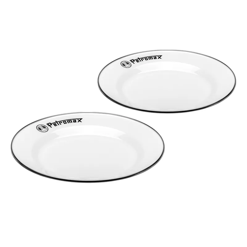Petromax Emaille-Teller Weiß 2er-Set Ø 26 cm Rabatt