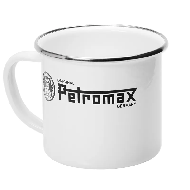 Neu Petromax Emaille-Becher Weiß
