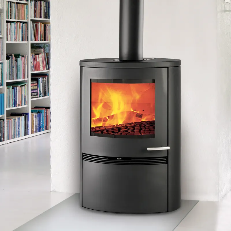 Meistverkauft TermaTech TT22HS Kaminofen Black, Speckstein schwarz lackiert