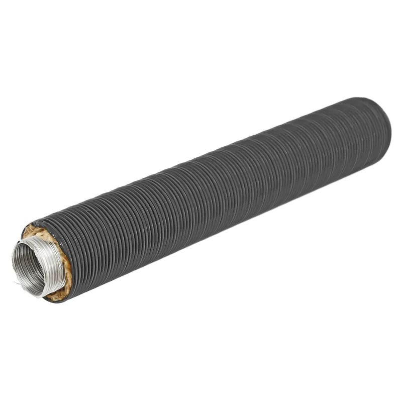 Jetzt Bestellen Therm Flex Aluflexrohr isoliert grau Ø 100 mm Länge 0,75 m, für Außenluft-Anschluss